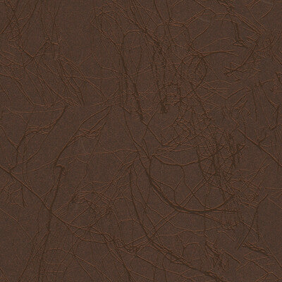 KRAVET COUTURE VINYL/FAUX LEATHER TEXTURE BROWN,BROWN,   - MARBLEIZED.6.0