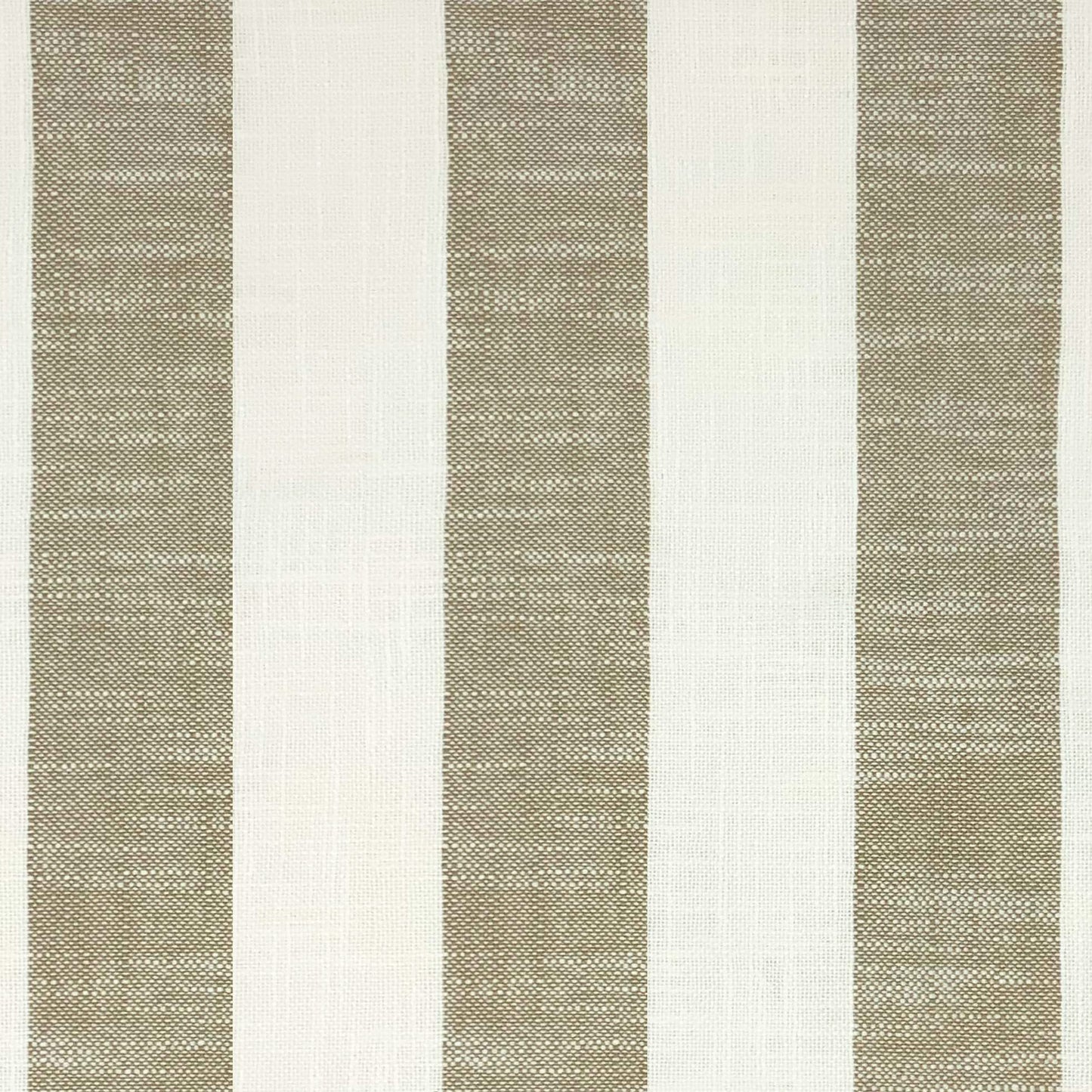 JF Fabrics Bella Dura Home MARINA 34 Fabric Stripe Brown, Cream  Linen Texture, Outdoor - 9058034 J9411