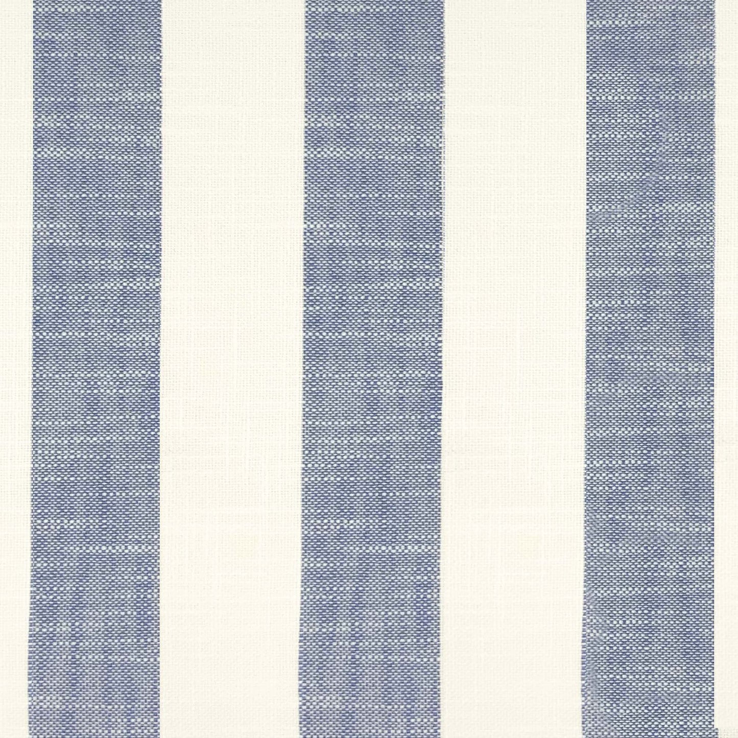 JF Fabrics Bella Dura Home MARINA 65 Fabric Stripe Blue, White  Linen Texture, Outdoor - 9058065 J9411