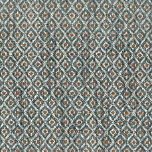 STOUT TEXTILES  UPHOLSTERY,WOVENS TRADITIONAL, DIAMOND LAGOON   - MARJ-2