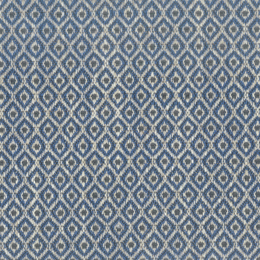 STOUT TEXTILES  UPHOLSTERY,WOVENS TRADITIONAL, DIAMOND BLUEBIRD,FRENCHBLUE   - MARJ-3