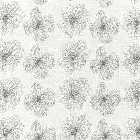 STOUT TEXTILES  DRAPERY,EMBROIDERIES TRANSITIONAL,, FLORAL IRON   - MARN-3
