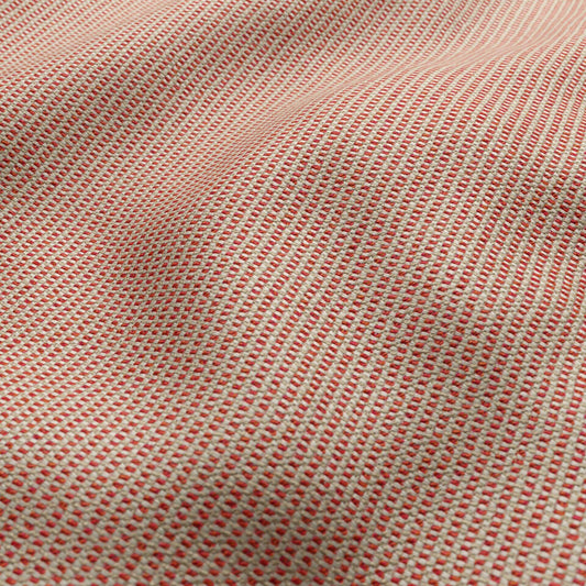 JF Fabrics FibreGuard Outdoor MARTINIQUE 46 Fabric Basketweave Red, Cream  Boucle, Outdoor - 9736046 J9551