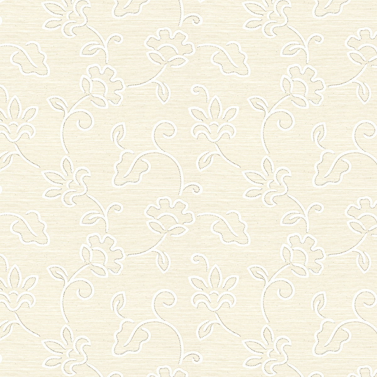 STOUT TEXTILES  MULTIPURPOSE,EMBROIDERIES TRANSITIONAL,, FLORAL BURLAP,FLAX,JUTE,LINEN   - MARV-1