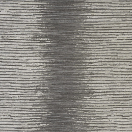 JF Fabrics Crypton Home MASTERPIECE 97 Fabric Stripe, Ombre, Contemporary Grey, Ivory  Woven, Chenille - 8946197 J8921