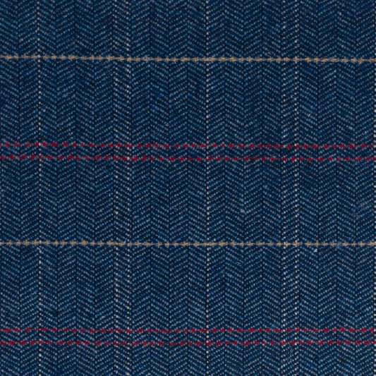 STOUT TEXTILES  MULTIPURPOSE,WOVENS TRADITIONAL, PLAID/CHECK COBALT,SAPPHIRE   - MATL-1