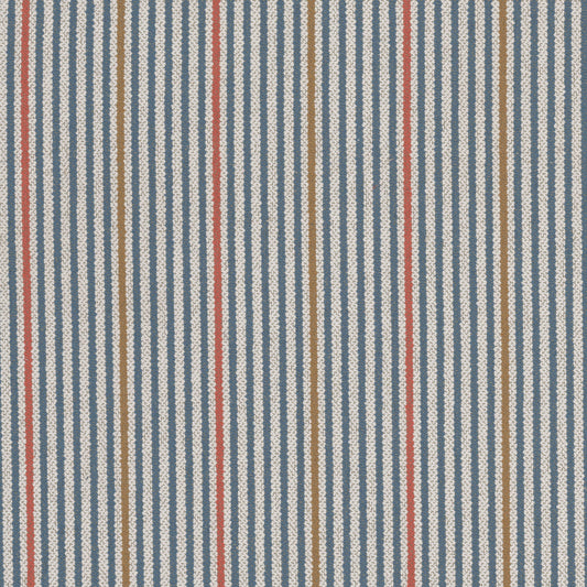 STOUT TEXTILES  UPHOLSTERY,WOVENS TRADITIONAL, STRIPE SKY   - MAYD-1