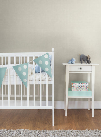 York Wallcoverings Daydream Vava Dun Beige Wallpaper Transitional Solids Beiges   - MB16017