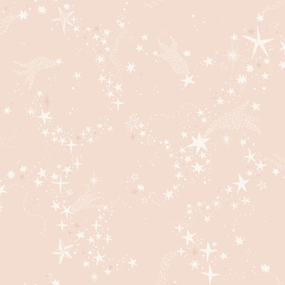 York Wallcoverings Daydream Stjarnhimmel Pink Wallpaper Whimsical Novelty Pinks   - MB29020