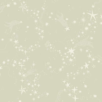 York Wallcoverings Daydream Stjarnhimmel Light Green Wallpaper Whimsical Novelty Greens   - MB29021