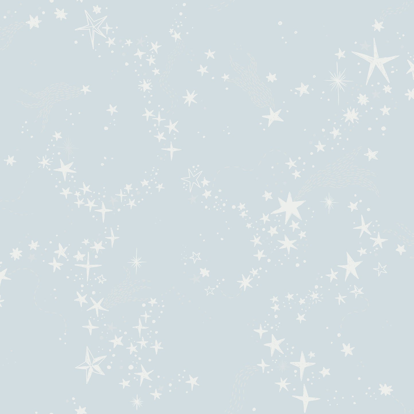 York Wallcoverings Daydream Stjarnhimmel Light Blue Wallpaper Whimsical Novelty Blues   - MB29023