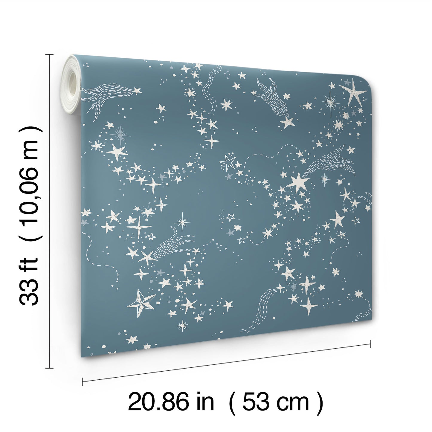 York Wallcoverings Daydream Stjarnhimmel Dark Blue Wallpaper Whimsical Novelty Blues   - MB29024