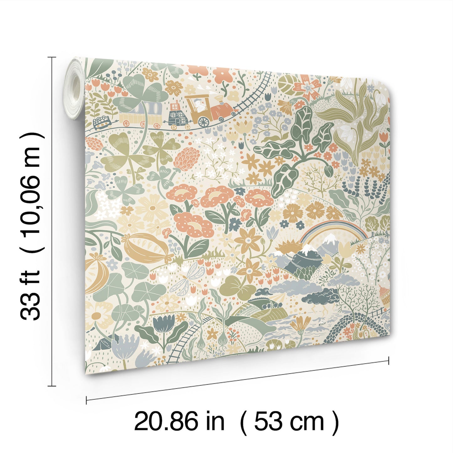 York Wallcoverings Daydream Taget Green Wallpaper Whimsical Botanical Greens   - MB29029