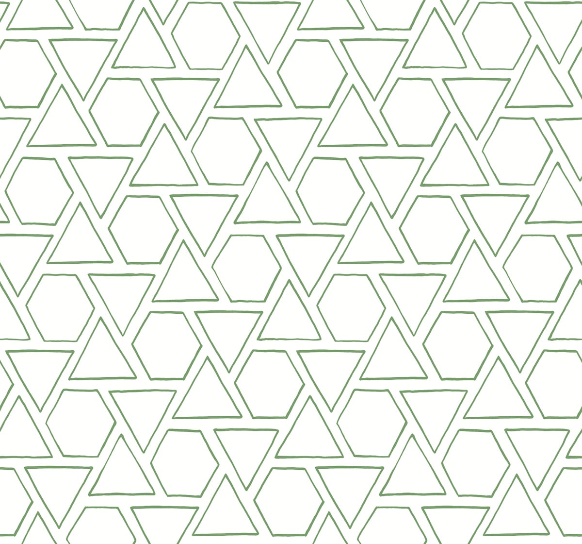 Seabrook Designs Beach House Sun Shapes Geometric Coastal Green Matte Sidewall - MB30104