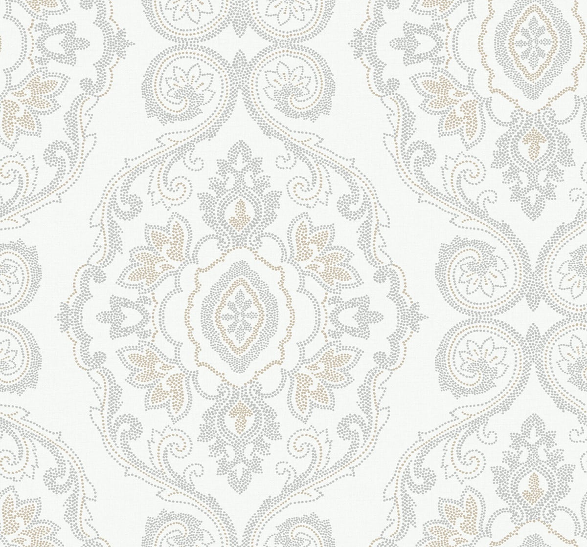 Seabrook Designs Beach House Nautical Damask Damask Coastal Beige Matte Sidewall - MB30305