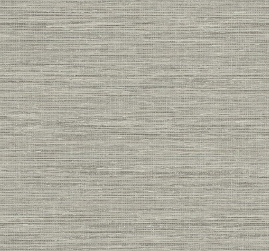 Seabrook Designs Beach House Beachgrass Faux Grasscloth Coastal Grey Matte Sidewall - MB30600