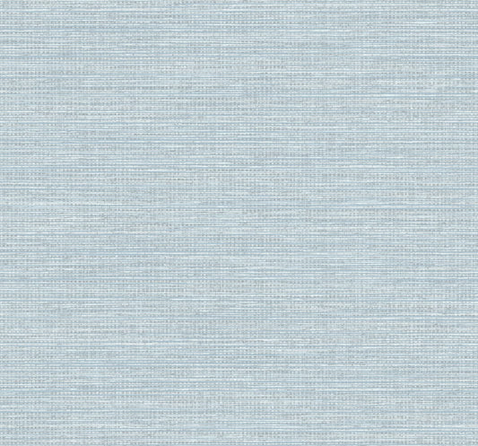 Seabrook Designs Beach House Beachgrass Faux Grasscloth Coastal Blue Matte Sidewall - MB30602