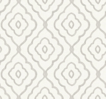 Seabrook Designs Beach House Seaside Ogee Ogee Coastal Grey Matte  - MB30905