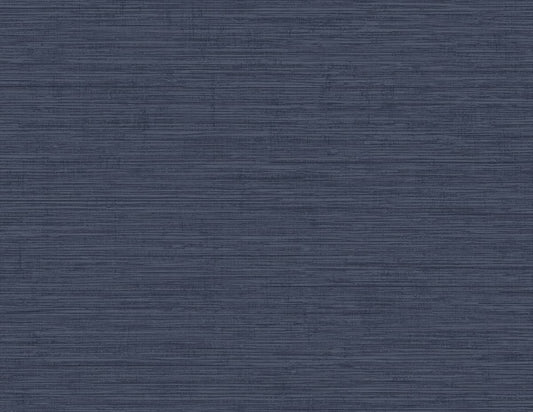 Seabrook Designs Beach House Nautical Twine Stringcloth Faux Grasscloth Coastal Blue Matte Sidewall - MB31812