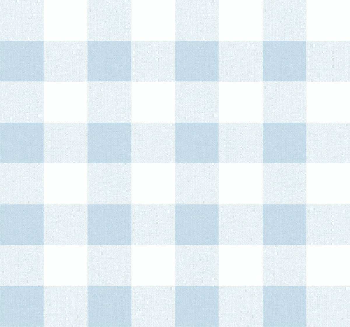 Seabrook Designs Beach House Picnic Plaid Plaid Coastal Blue Matte Sidewall - MB31912