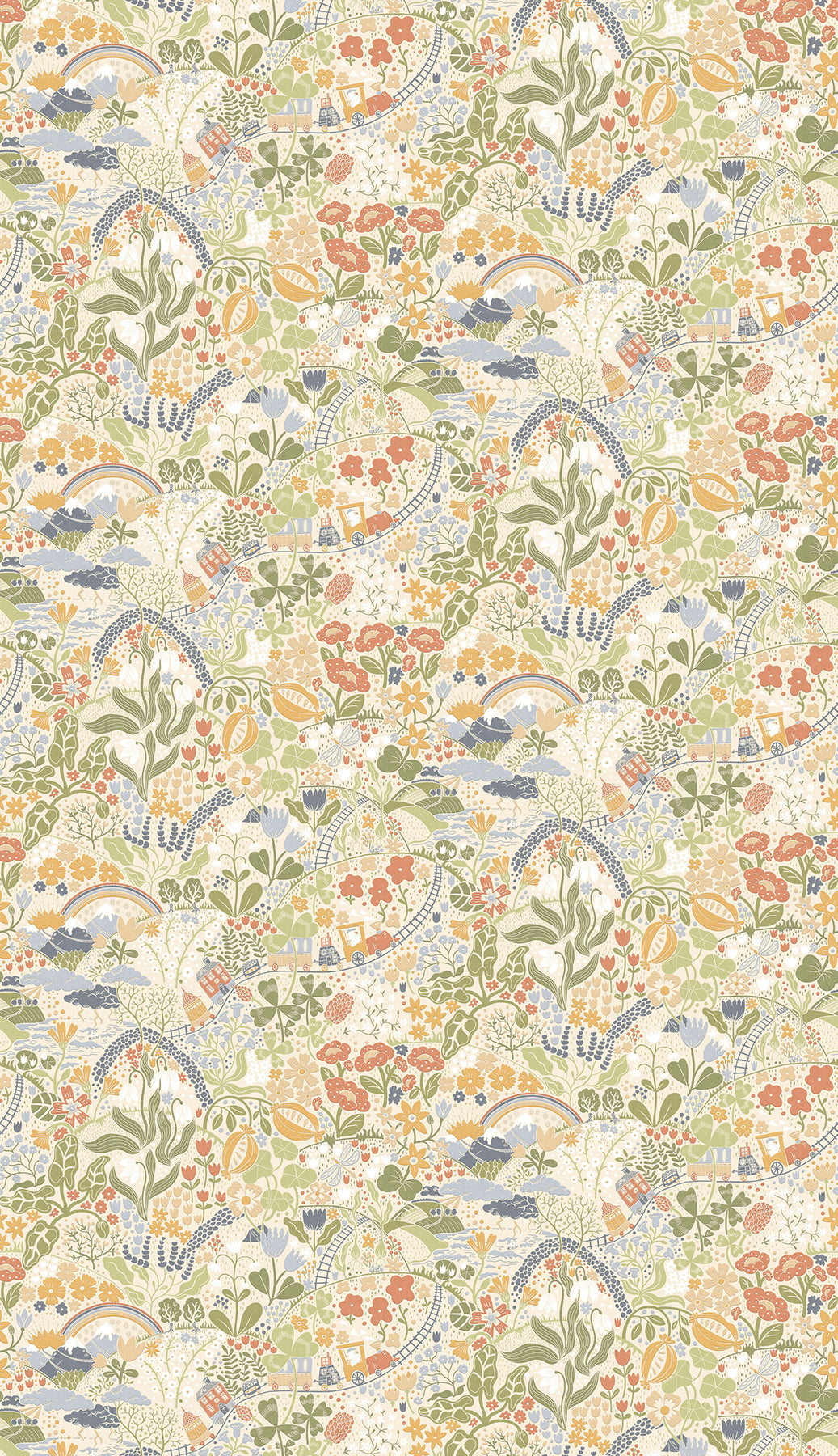 York Wallcoverings Missoni Home 5 Taget Light Green Wall Mural Whimsical Botanical Greens  Wallpaper - MBRD29036