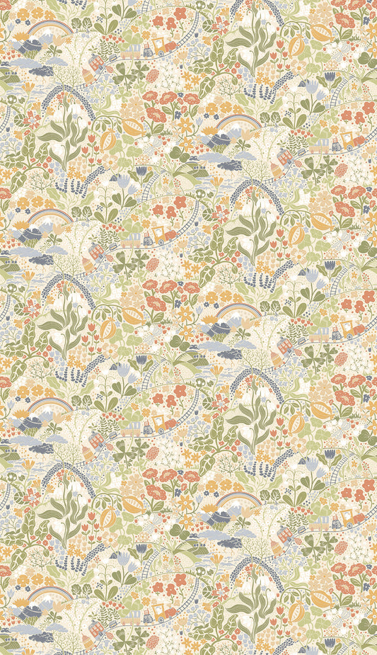 York Wallcoverings Missoni Home 5 Taget Light Green Wall Mural Whimsical Botanical Greens  Wallpaper - MBRD29036