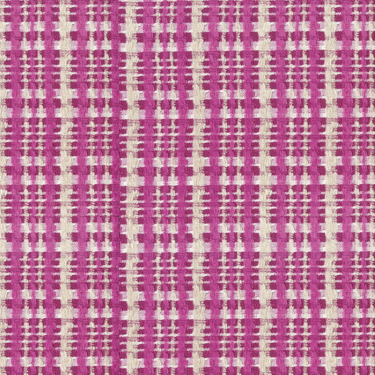NICHOLASJOHN INC NJ-MARIA Hibiscus Plaid   Fabric - NJ25-2138