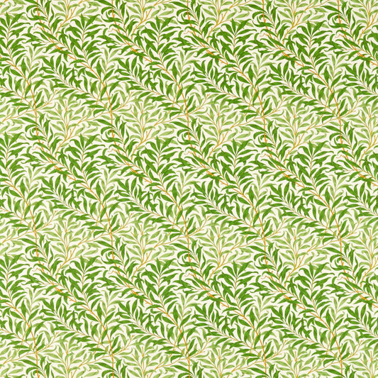 MORRIS & CO Willow Bough Fabric Leaves , Trees Leaf Green   - MCOP226978
