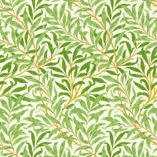 MORRIS & CO Willow Bough Wallpaper Leaves , Trees Leaf Green  Surface- Printed Wallpaper - MCOW217088