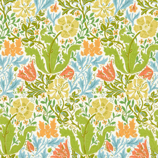 MORRIS & CO Compton Wallpaper Classic Floral Spring  Surface- Printed Wallpaper - MCOW217098
