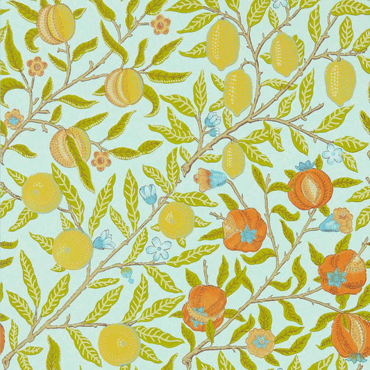MORRIS & CO Fruit Wallpaper Leaves , Trees Sky  Surface- Printed Wallpaper - MCOW217102