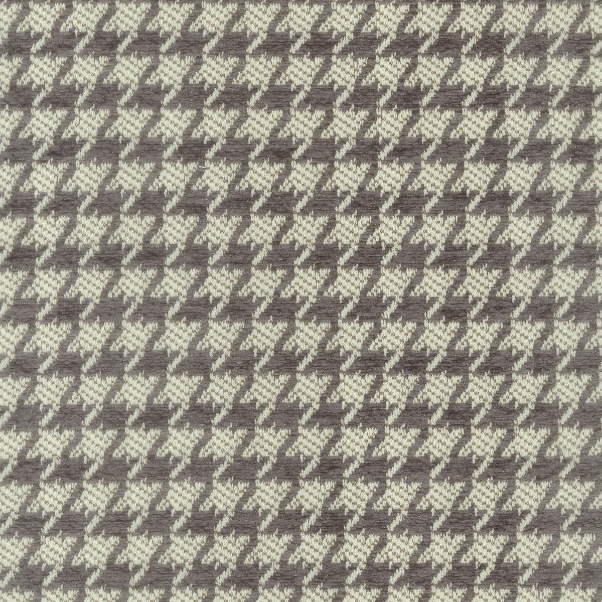 STOUT TEXTILES  UPHOLSTERY,CHENILLE TRADITIONAL, HOUNDSTOOTH CHARCOAL   - MCRE-2