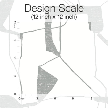 York Wallcoverings Antonina Vella Modern Metals Second Edition Abstract Geo White and Silver Wallpaper  Geometrics Whites and Off-Whites   - MD7114