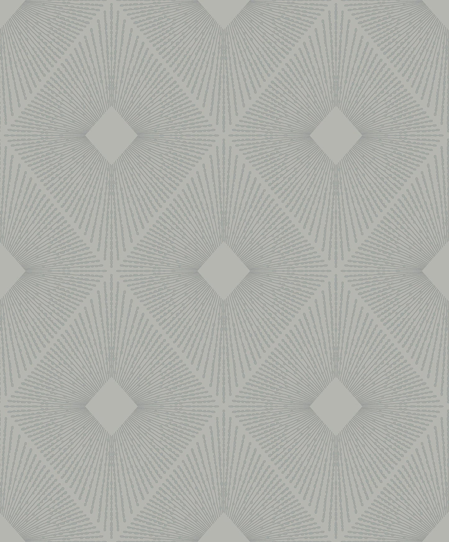 York Wallcoverings Antonina Vella Harlowe Light Grey and Silver Wallpaper  Geometrics Greys   - MD7132
