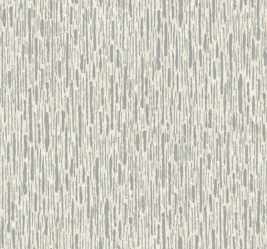 York Wallcoverings Antonina Vella Modern Metals Second Edition Metallic Cascade Cream and Silver Wallpaper  Textures Whites and Off-Whites   - MD7151