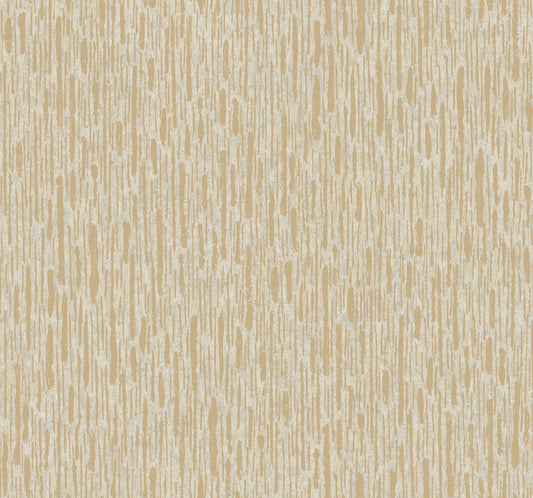 York Wallcoverings Antonina Vella Metallic Cascade Neutrals and Gold Wallpaper  Textures Metallics   - MD7152