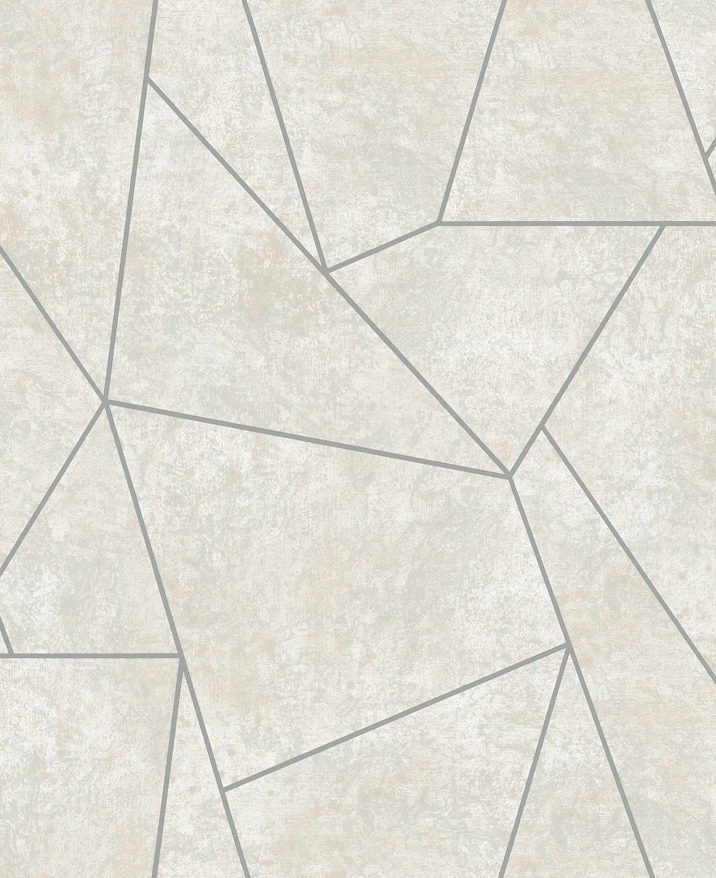 York Wallcoverings Antonina Vella Nazca Neutral and Silver Wallpaper  Geometrics Greys   - MD7183