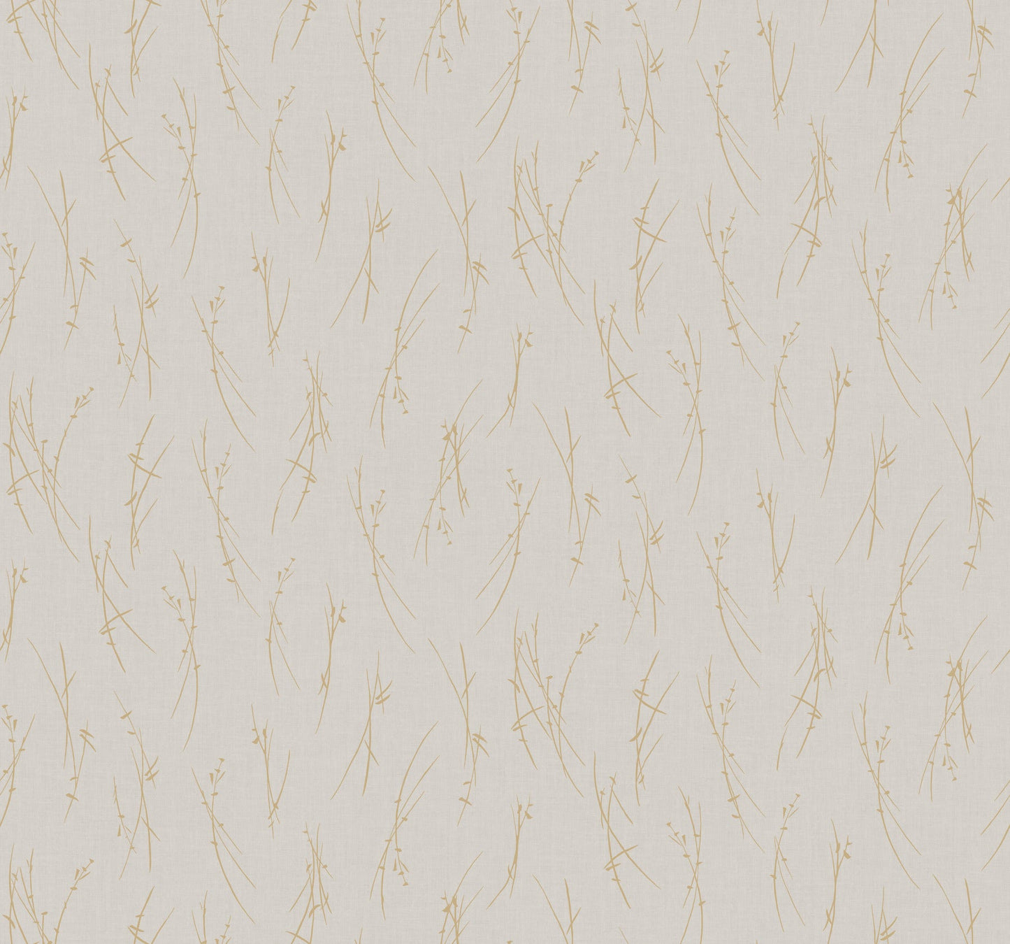 York Wallcoverings Antonina Vella Sprigs Light Grey and Gold Wallpaper  Botanical Greys   - MD7191