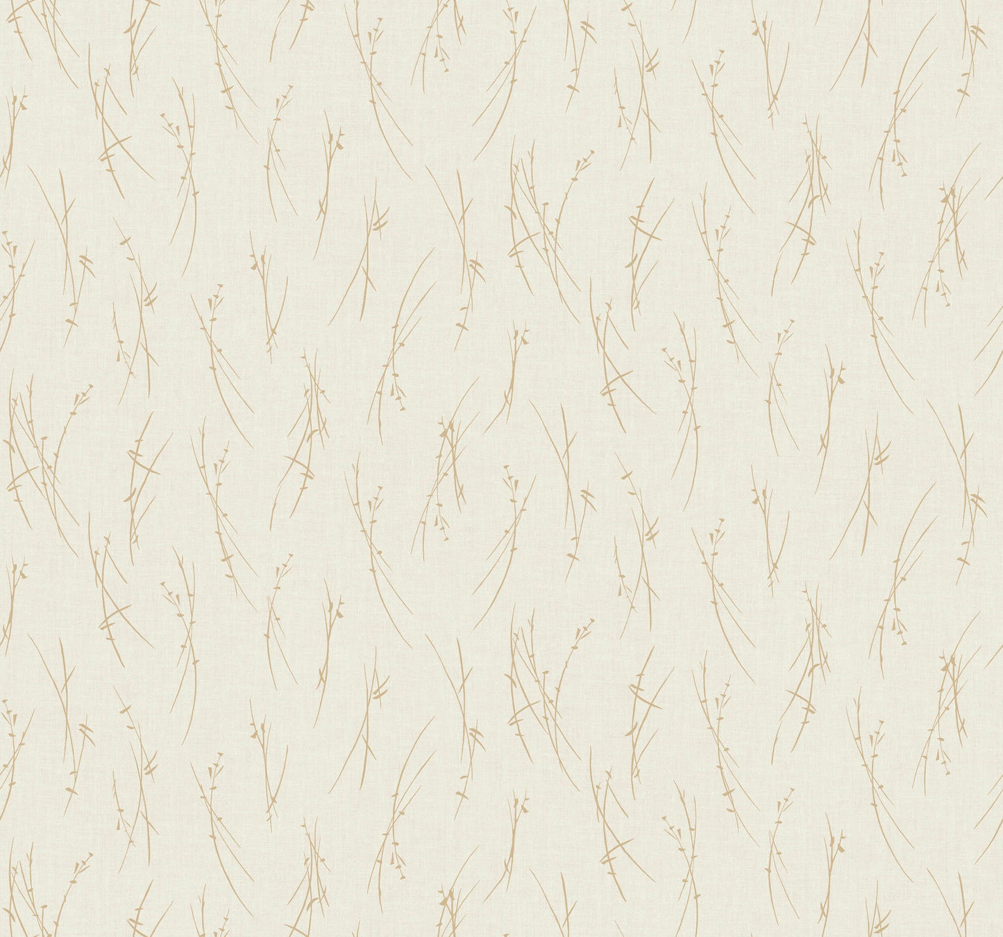 York Wallcoverings Antonina Vella Sprigs Cream and Gold Wallpaper  Botanical Whites and Off-Whites   - MD7192