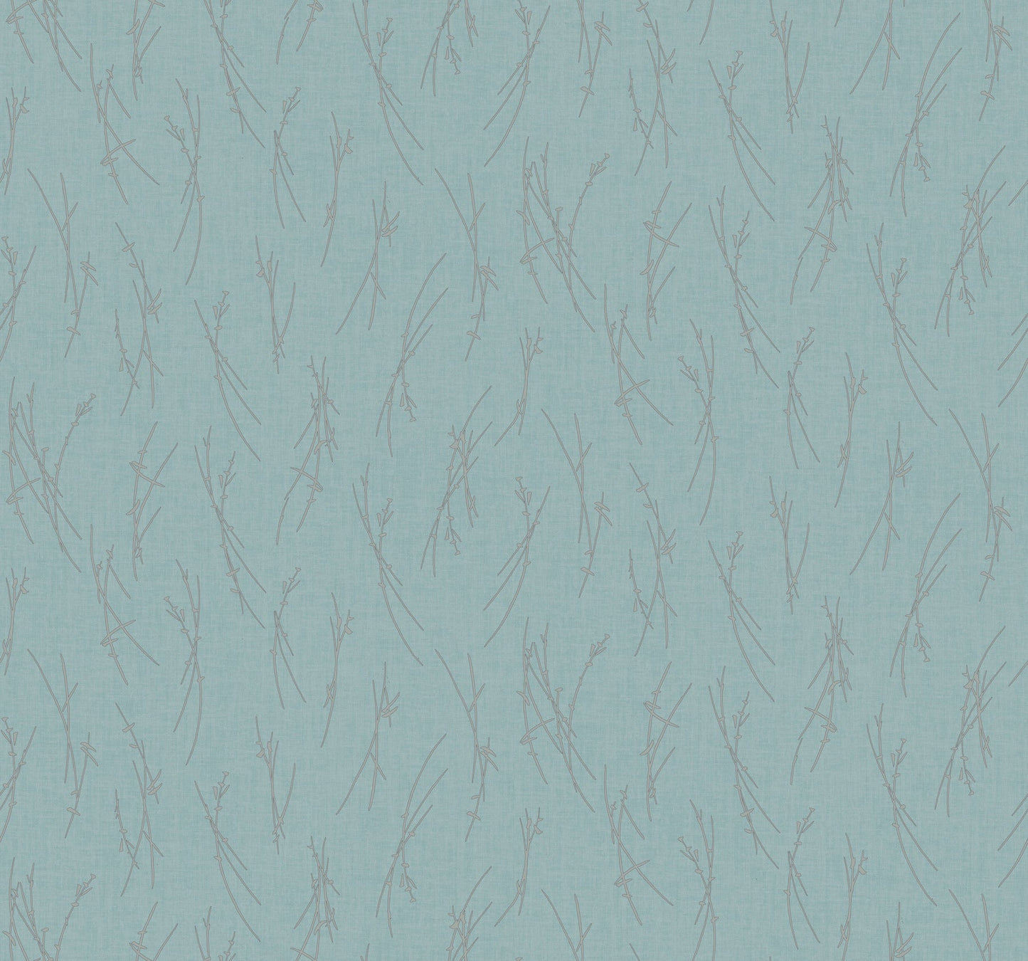 York Wallcoverings Antonina Vella Sprigs Smokey Blue and Silver Wallpaper  Botanical Blues   - MD7193
