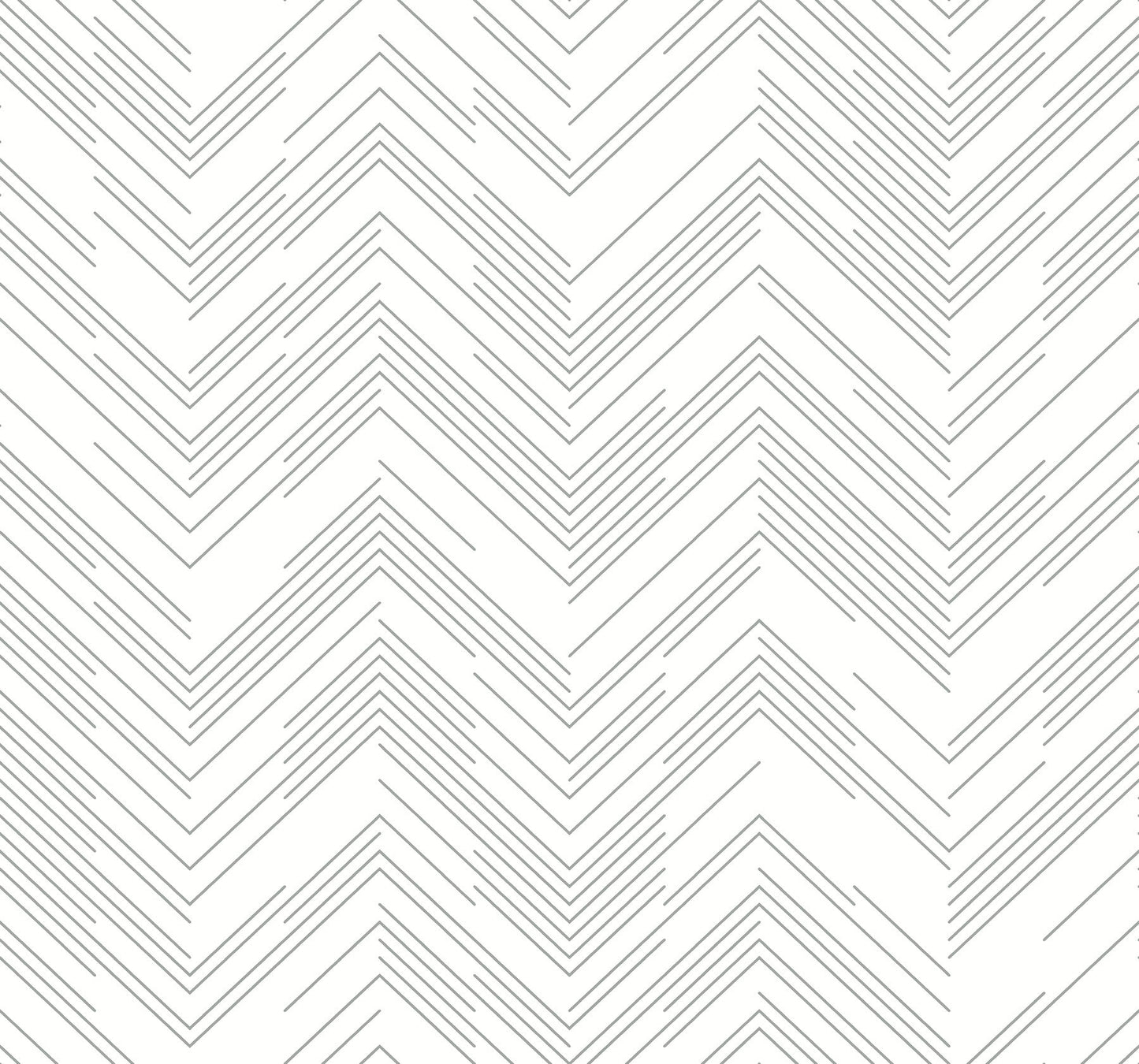York Wallcoverings Antonina Vella Polished Chevron White and Silver Wallpaper  Chevron and Houndstooth Whites and Off-Whites   - MD7223
