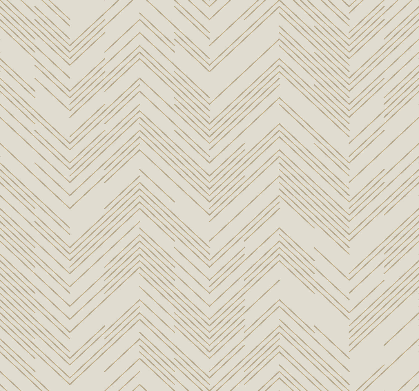 York Wallcoverings Antonina Vella Modern Metals Second Edition Polished Chevron Cream and Gold Wallpaper  Chevron and Houndstooth Whites and Off-Whites   - MD7225