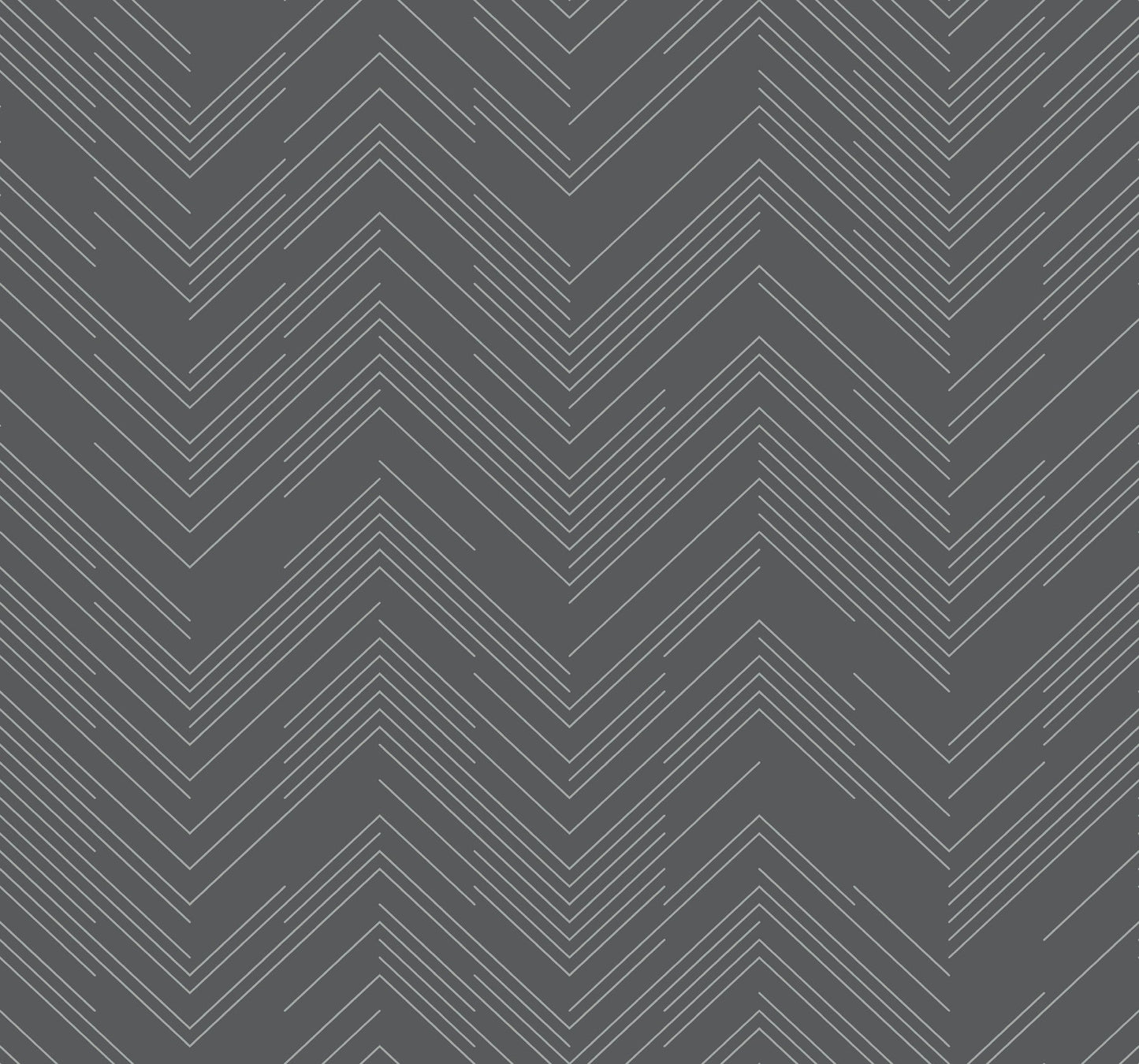 York Wallcoverings Antonina Vella Polished Chevron Charcoal and Silver Wallpaper  Chevron and Houndstooth Greys   - MD7226