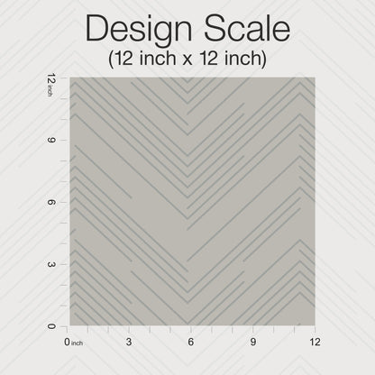 York Wallcoverings Magnolia Home Vol. II Polished Chevron Taupe and Silver Wallpaper  Chevron and Houndstooth Browns   - MD7227