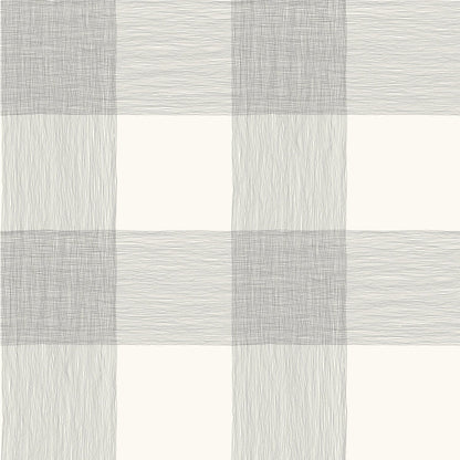 York Wallcoverings Magnolia Home Common Thread Black and White Wallpaper   Whites and Off-Whites   - ME1520