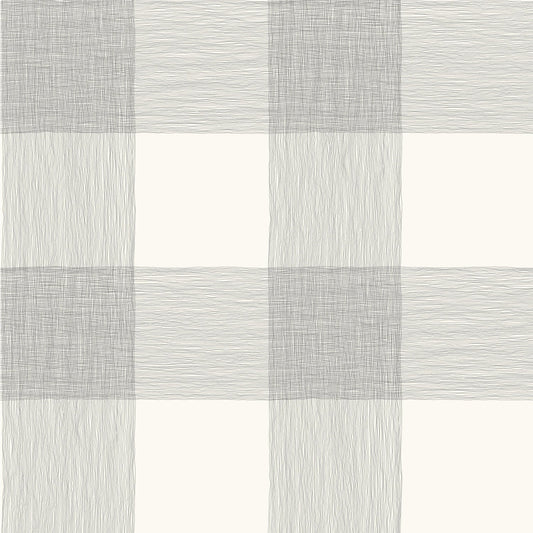 York Wallcoverings Magnolia Home Common Thread Black and White Wallpaper   Whites and Off-Whites   - ME1520