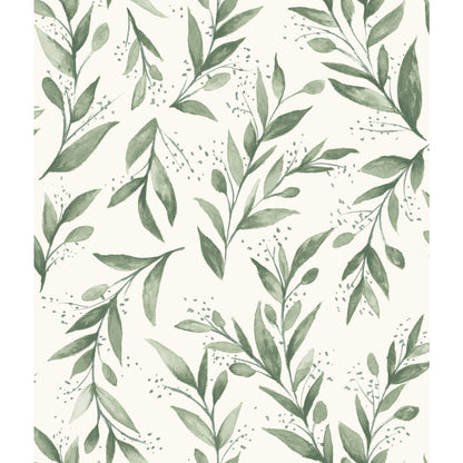 York Wallcoverings Magnolia Home Vol. II Olive Branch Olive Grove Wallpaper   Greens   - ME1535