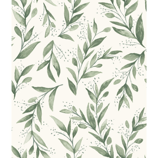 York Wallcoverings Magnolia Home Vol. II Olive Branch Olive Grove Wallpaper   Greens   - ME1535