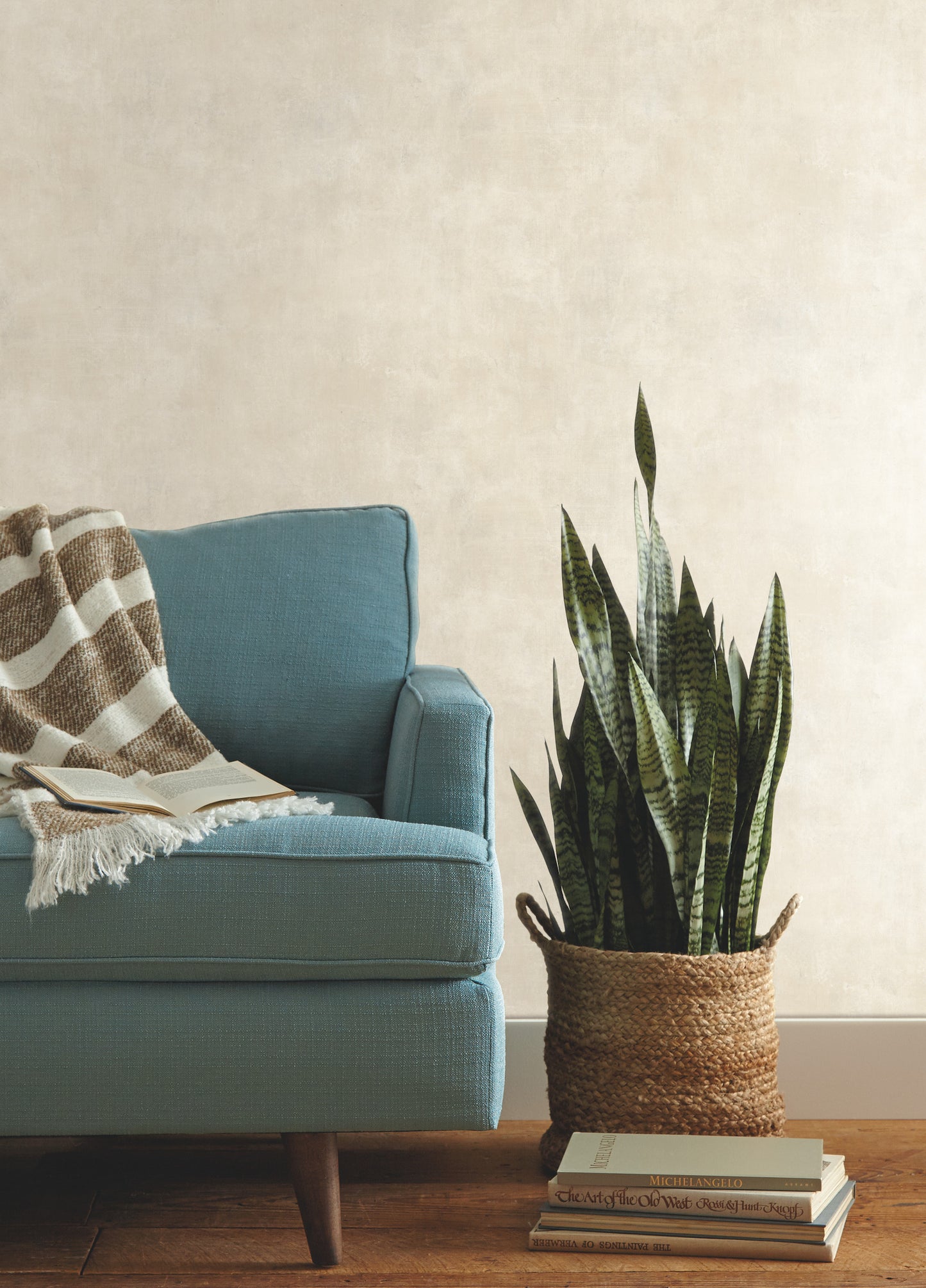 York Wallcoverings Magnolia Home Vol. II Plaster Finish Cloud Cream Wallpaper   Neutrals   - ME1546