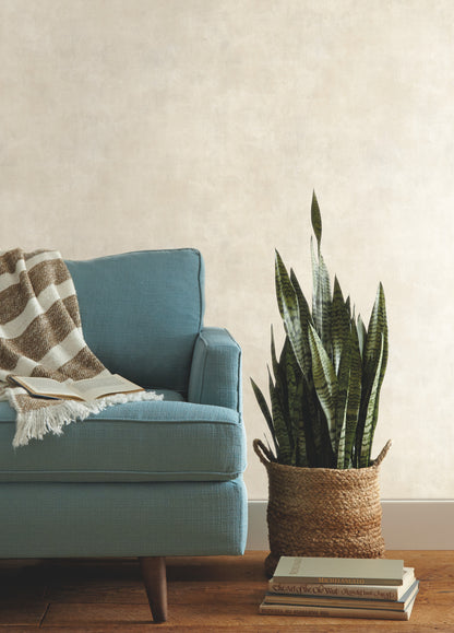 York Wallcoverings Magnolia Home Vol. II Plaster Finish Cloud Cream Wallpaper   Neutrals   - ME1546